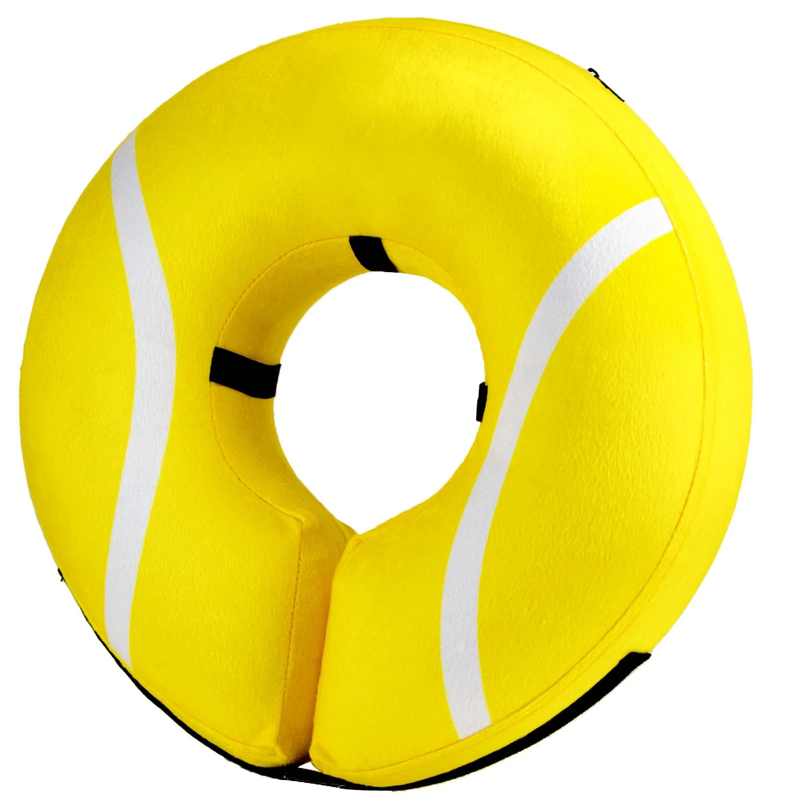 Elite BENCMATE Inflatable Dog Cone Collar – Soft Comfortable E-Collar for Dogs Cats Small Tennis Solid