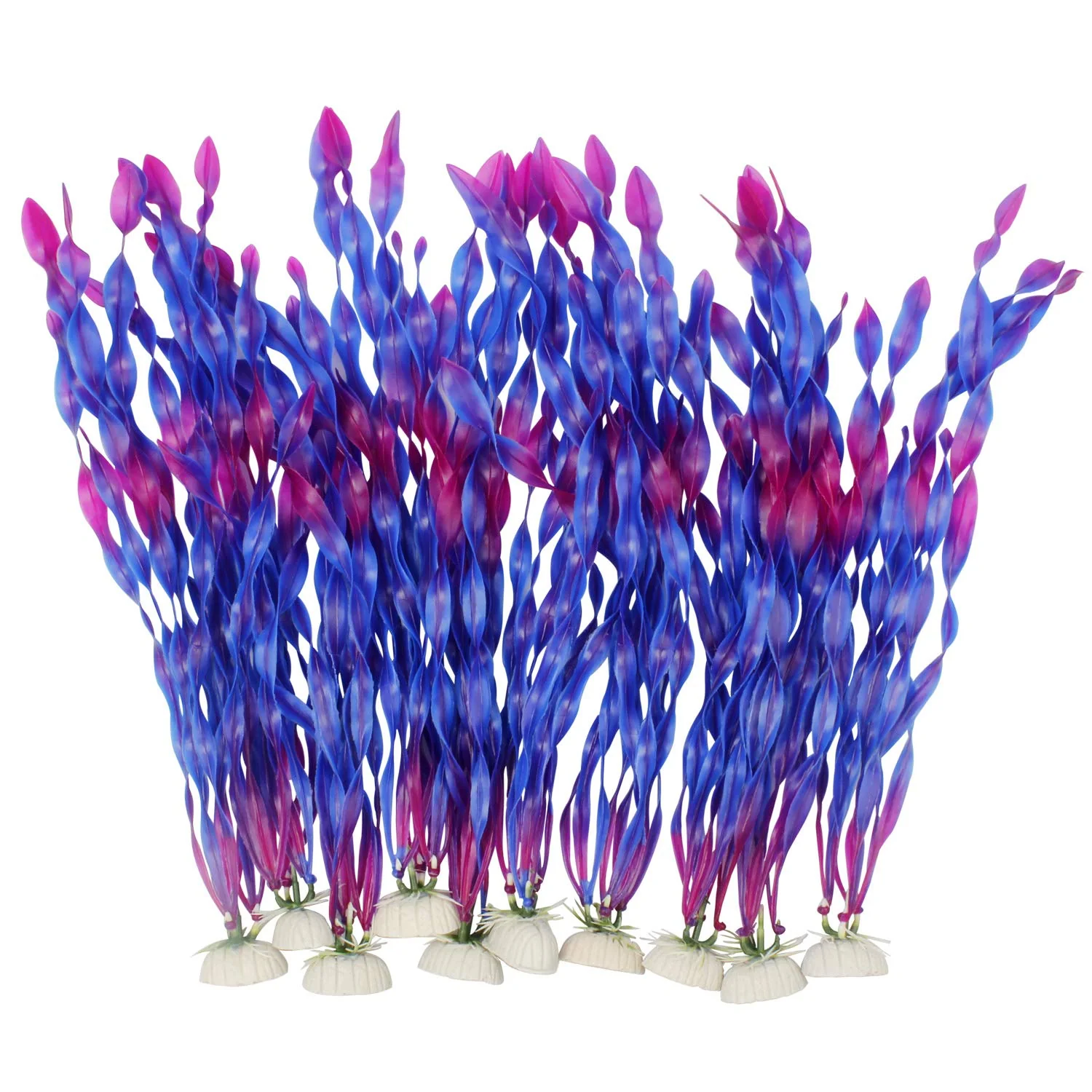 Trendy MyLifeUNIT Artificial Seaweed Water Plants – 10-Piece Purple Aquarium Decor User-Friendly