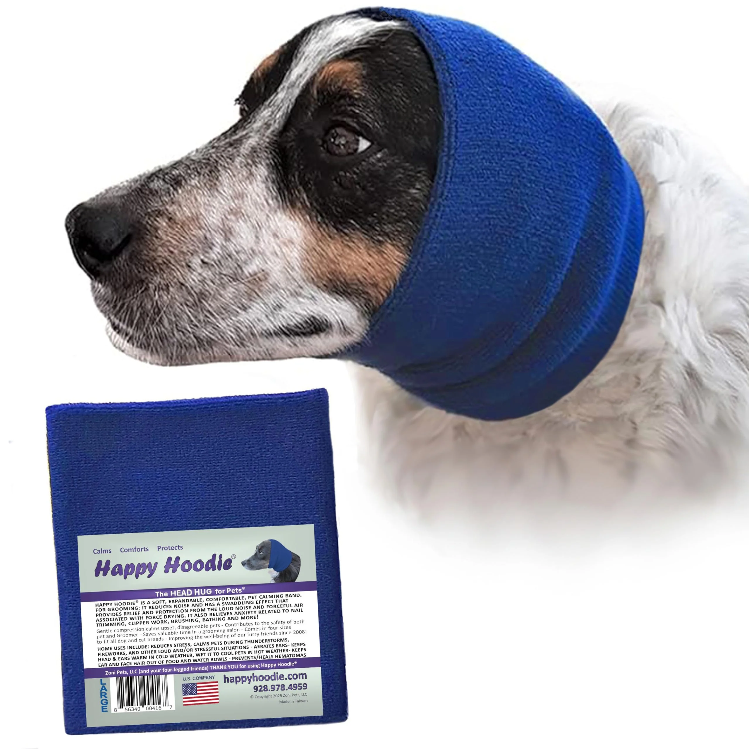 Unique Happy Hoodie Calming Band for Dogs Cats ZONI PETS Elite
