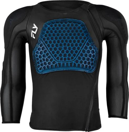 Optimized Fly Racing Blueprint RBL-1 Long Sleeve Body Protector - Black - Youth Fast
