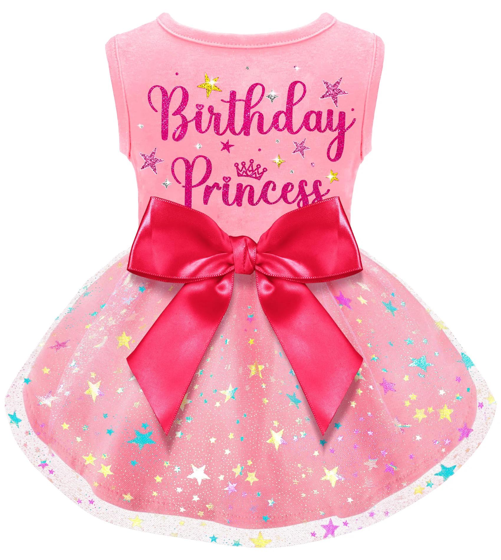 Proven Baobicute Dog Birthday Dress with Bowknot – Tulle Princess Pet Outfit for Small to Large Dogs Cats Advanced
