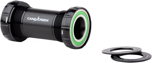 Lightweight Cane Creek Hellbender 70 Bottom Bracket - English 24mm Spindle Black Pure