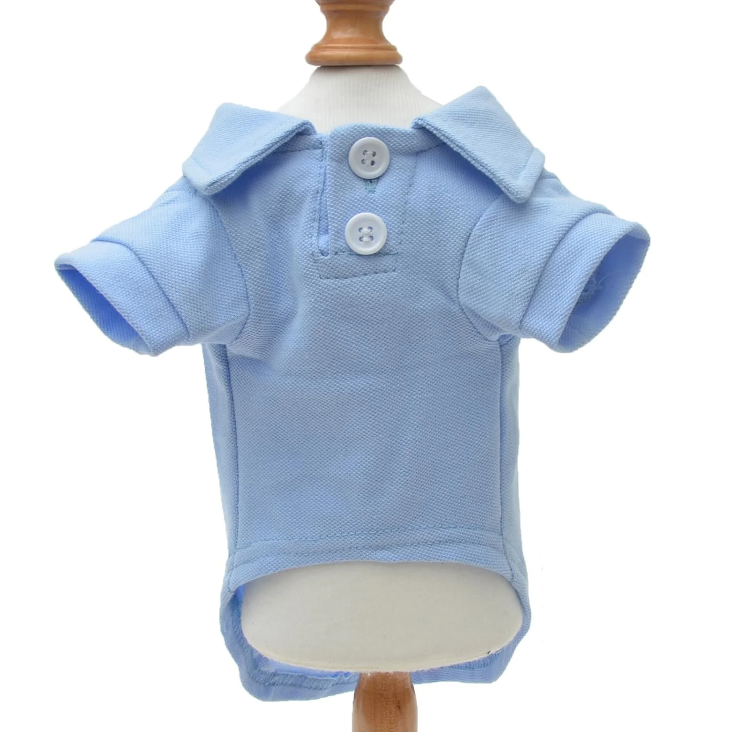 Casual Lovelonglong Basic Dog Polo Shirts - Premium Cotton Polo T-Shirts for Dogs Sky-Blue XL Quality