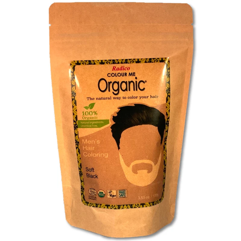 Secure Men's Soft Black - Organic Hair Coloring Proven