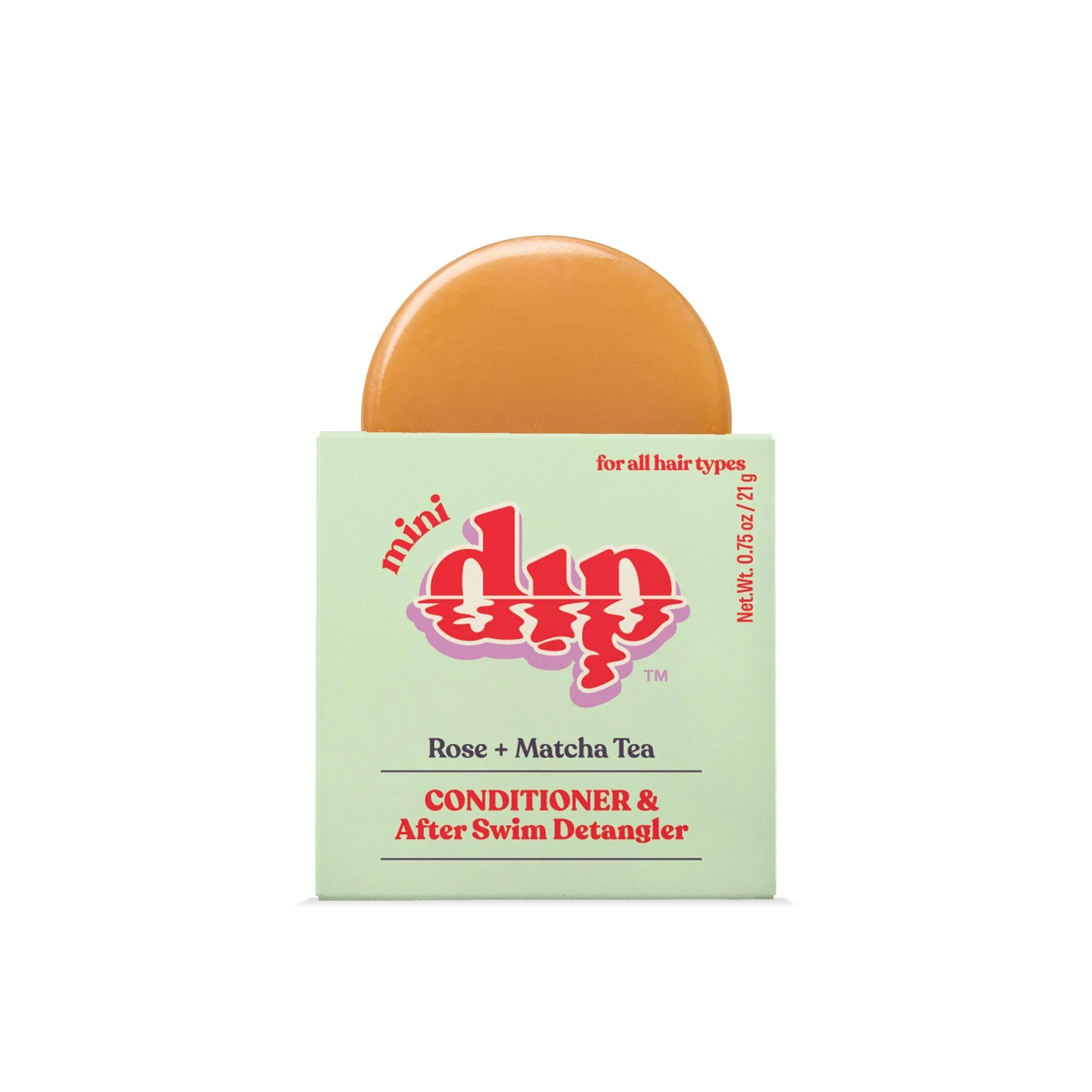 Stylish Mini Dip Conditioner After Swim Detangler - Rose Matcha Tea Exceptional