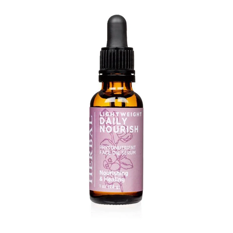 Fine Lightweight Daily Nourish Face Oil Serum Minimalist