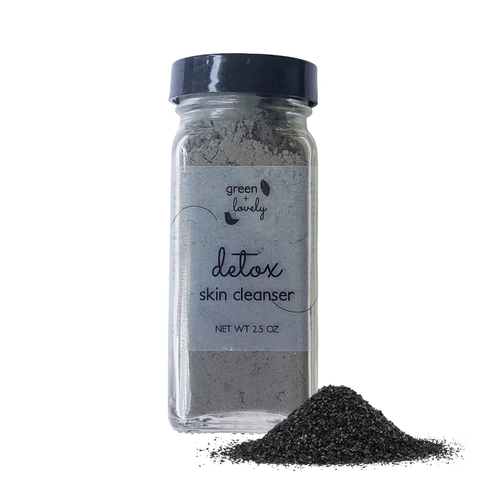 Detailed Detox Microdermabrasion Skin Cleanser Dry Charcoal Cleanser Functional