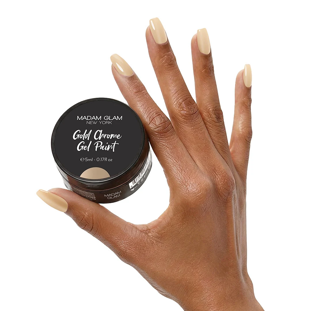 Consistent Gold Chrome Gel Paint Versatile