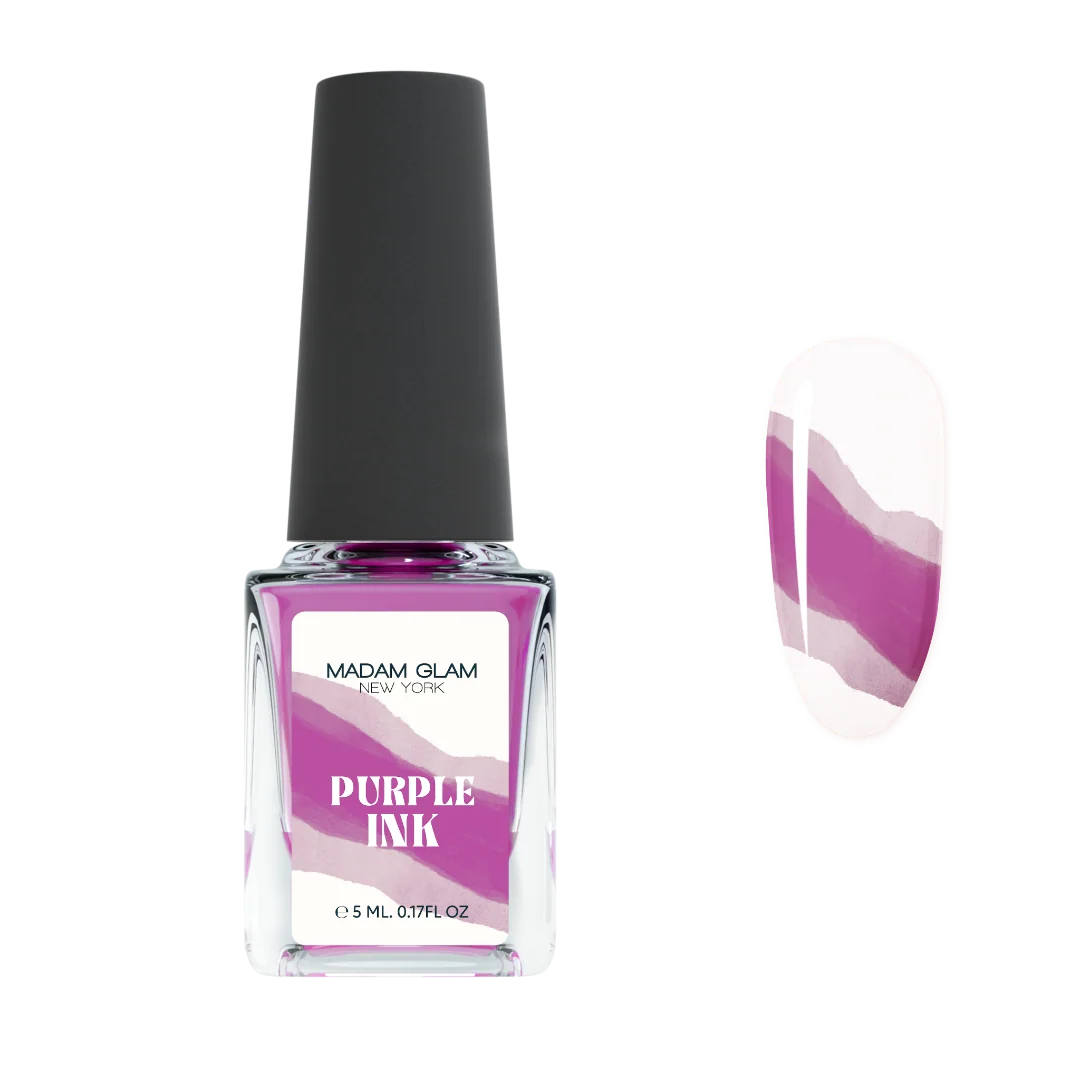 Genuine Purple Nail Art Ink Verified
