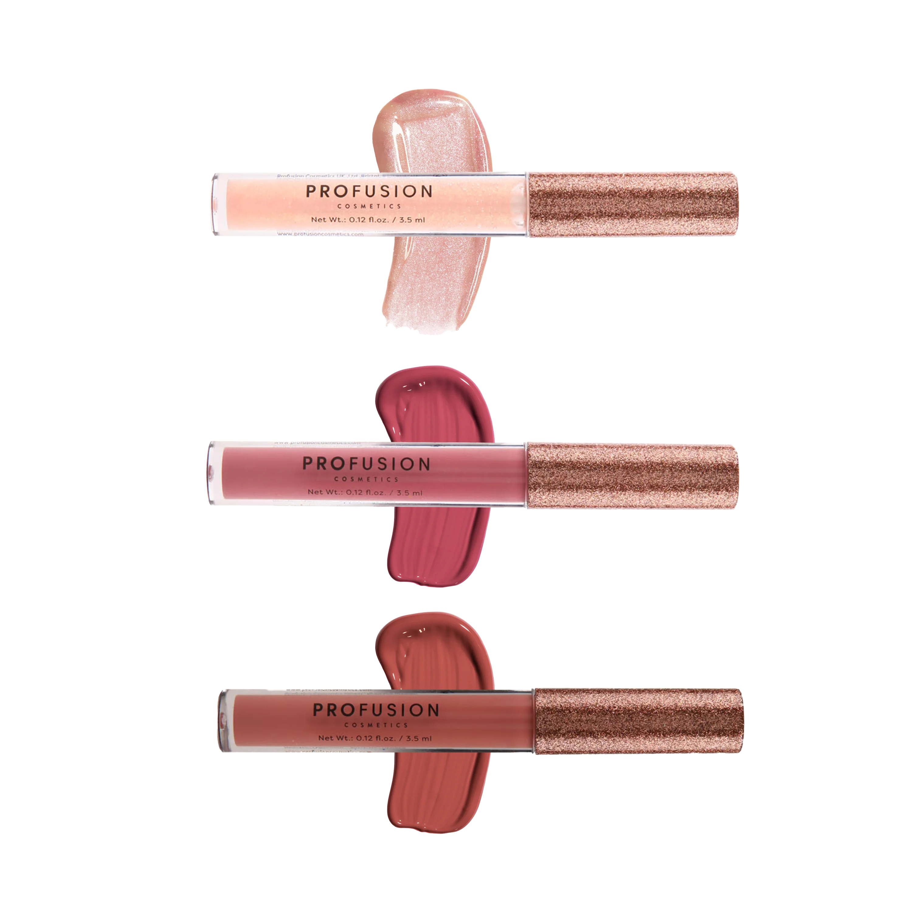 User-Friendly Crimson Pout – 3-Piece Lip Gloss Set Original Design