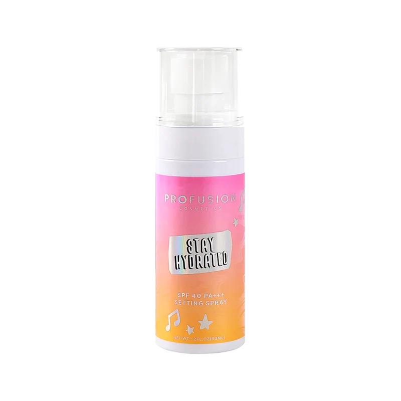 Recyclable It's a Vibe Stay Hydrated SPF 40 PA Setting Spray High-Quality