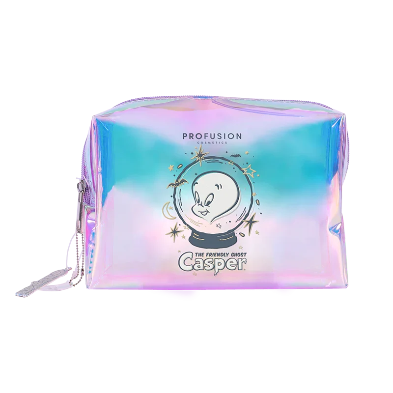 Flexible Casper the Friendly Ghost Cosmetic Bag Glow in the Dark Face Gems Professional