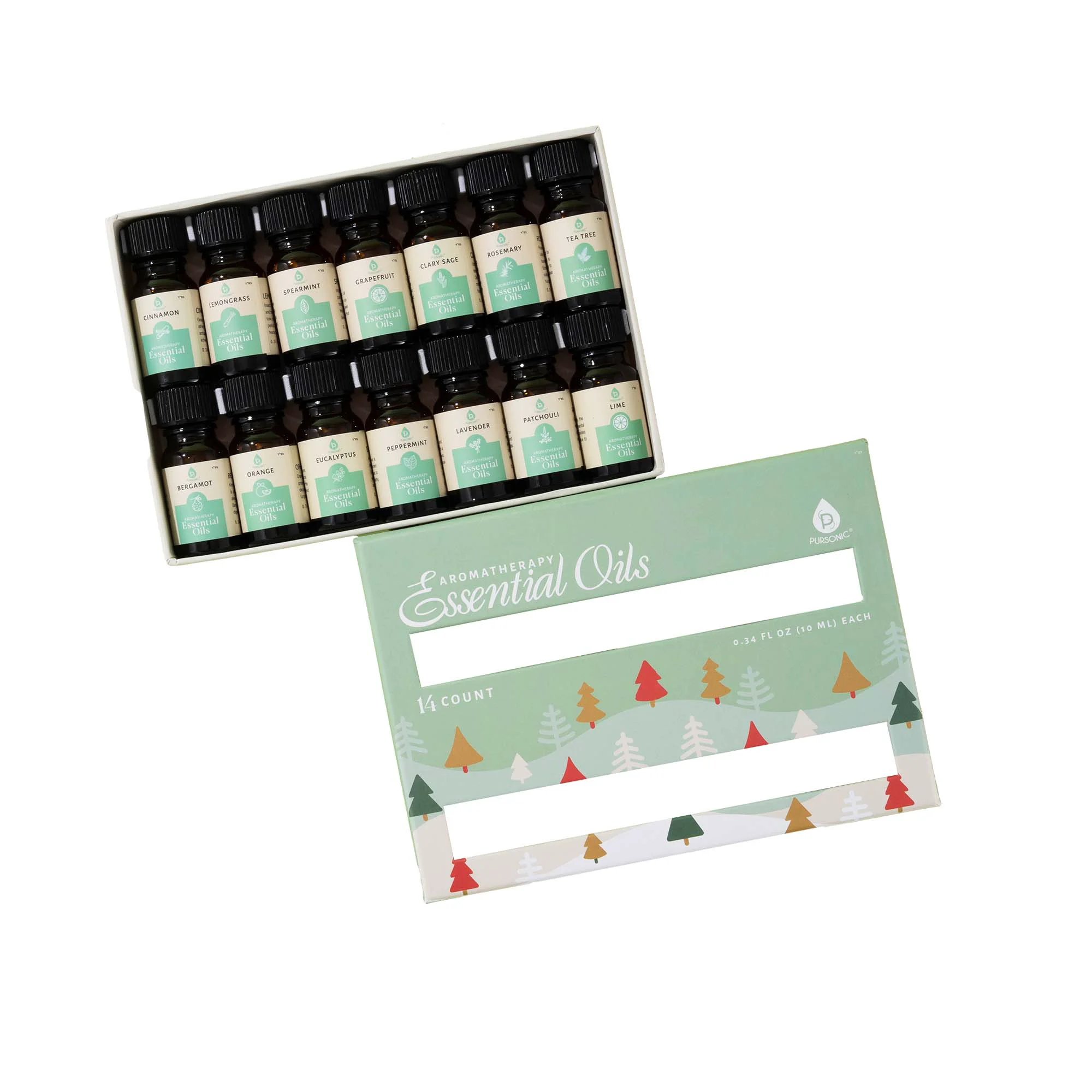 Elegant Seasonal Scents Christmas Essential Oils Collection Versatile