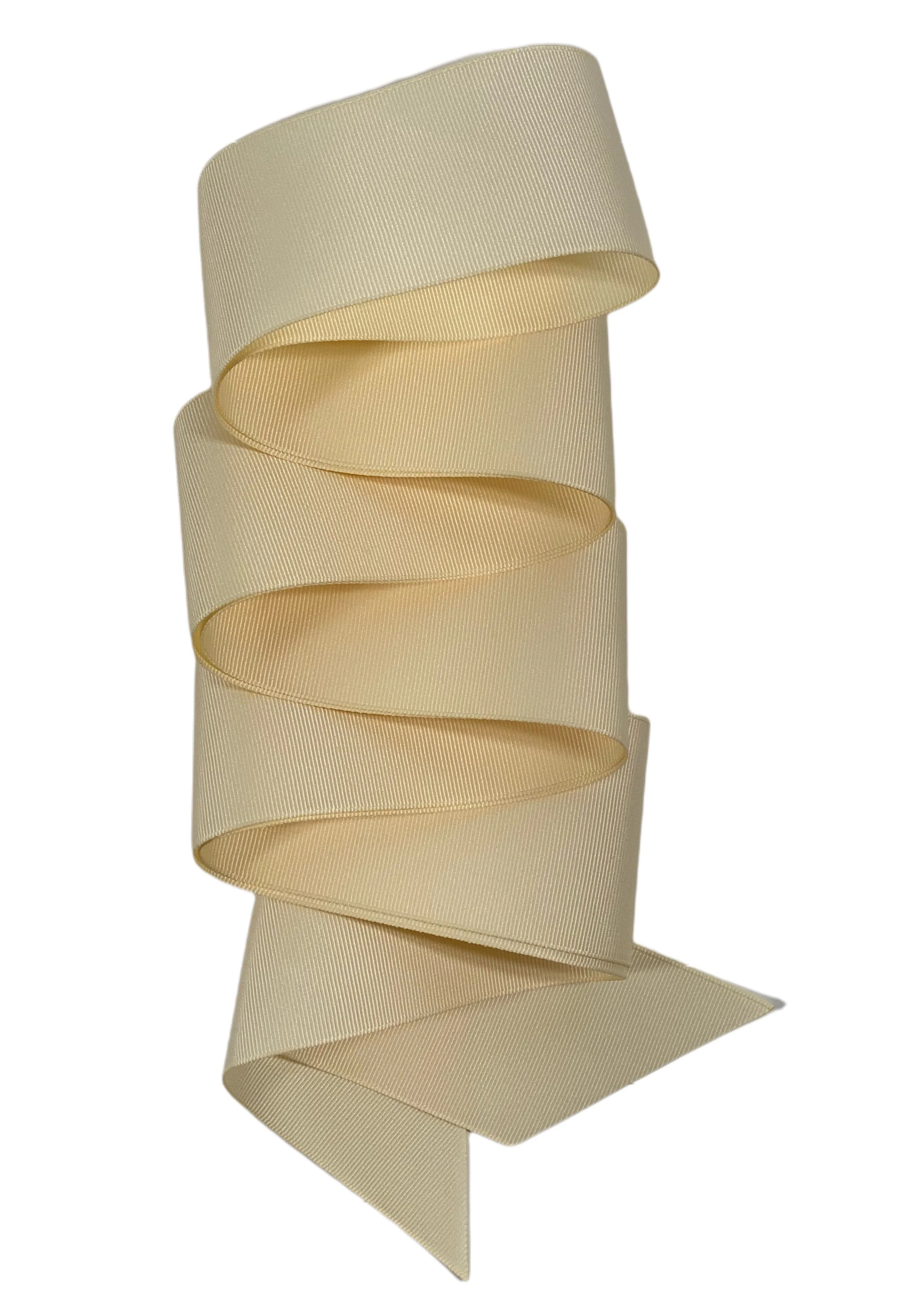 Natural Ivory Grosgrain Ribbon - Long Environmentally Friendly