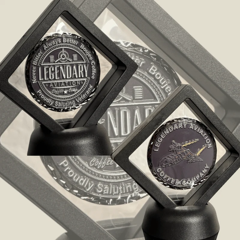 Artisan Legendary Aviation Challenge Coin — SR-71 Blackbird Pure