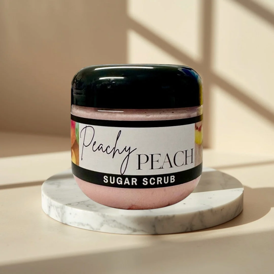 Specialty Doodlations Sugar Scrub Peachy Peach 4 oz Stylish