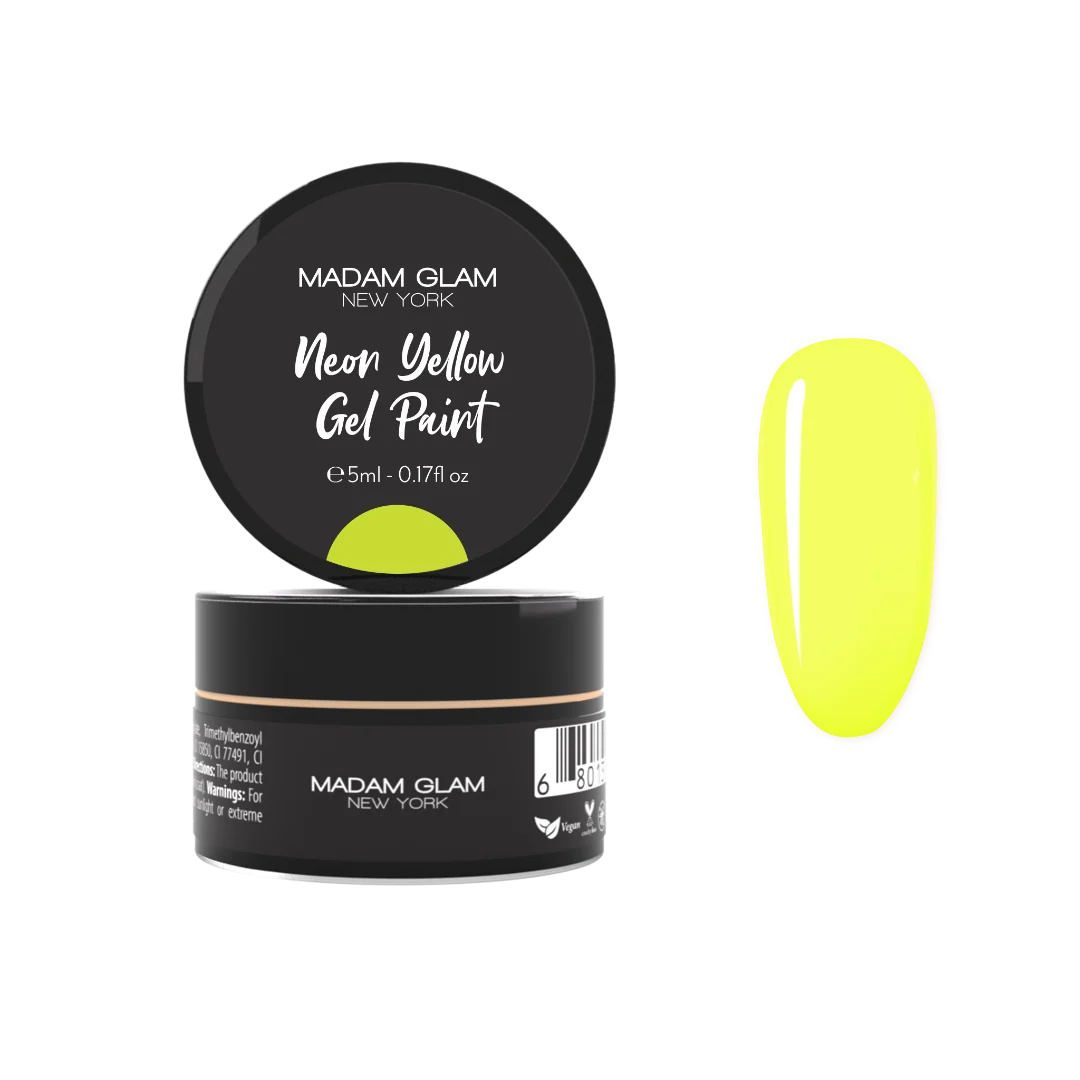 Clean Neon Yellow Gel Paint Top-Quality