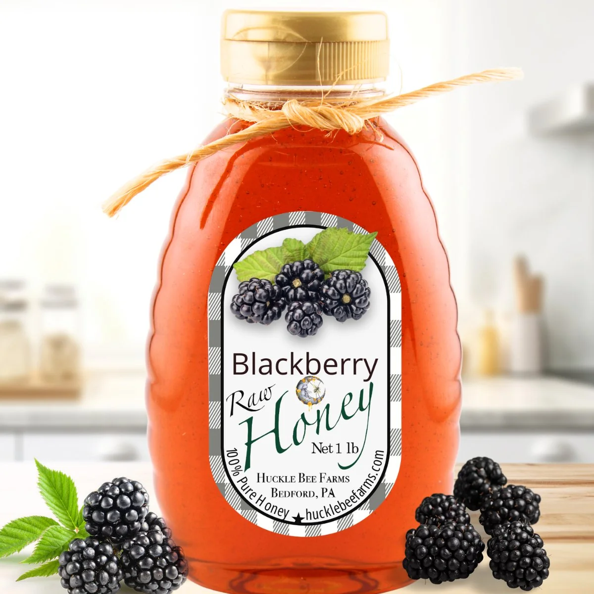 Reusable Blackberry Honey Bliss Sweeten Dishes with Nature's Delight Optimized