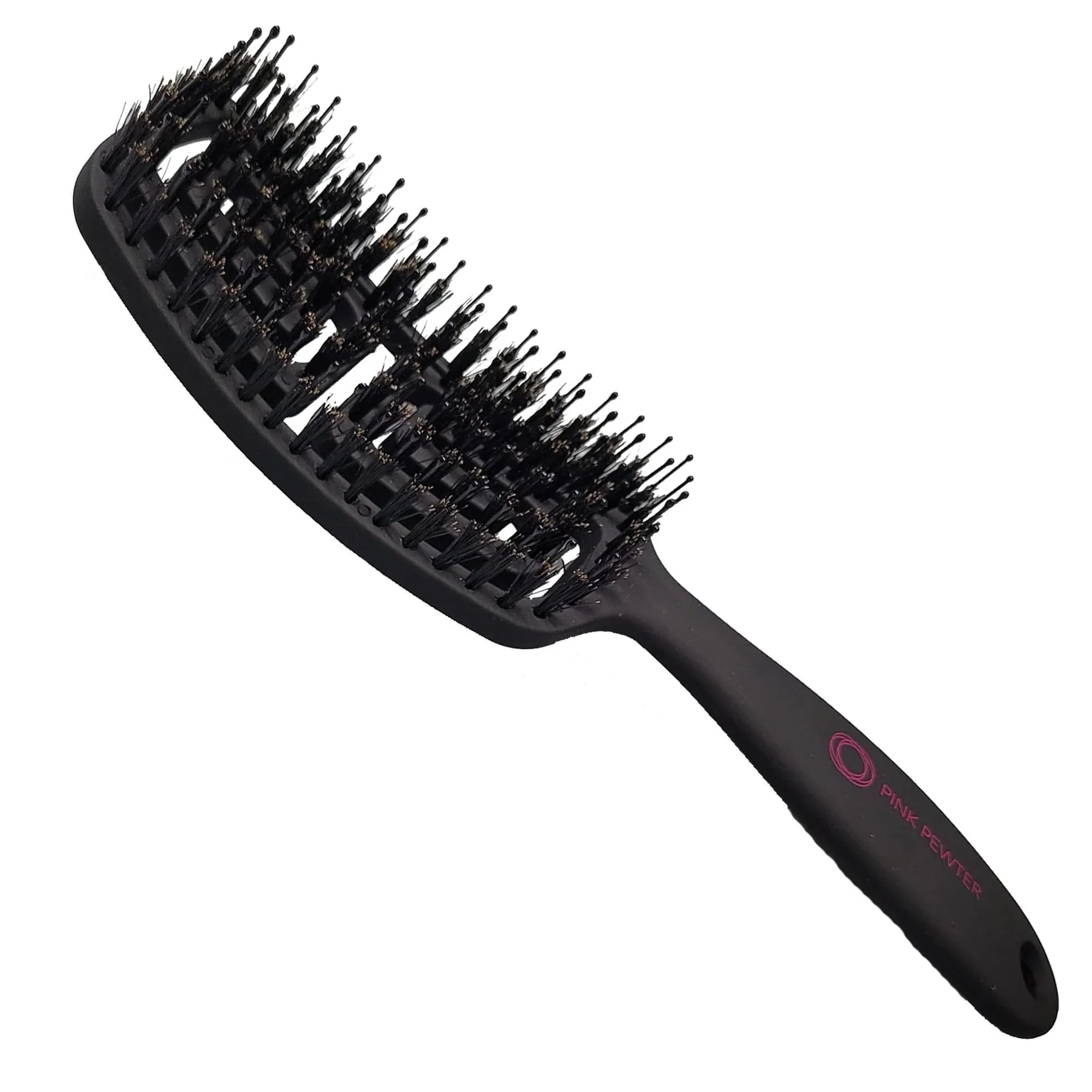 Trendy Extreme Vented Flex Small Contoured Styling Brush Nylon Boar Luxury