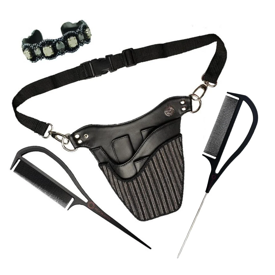 Artisan Rocked and Loaded Salon Professional Kit - Black Bracelet 4pcs Contemporary