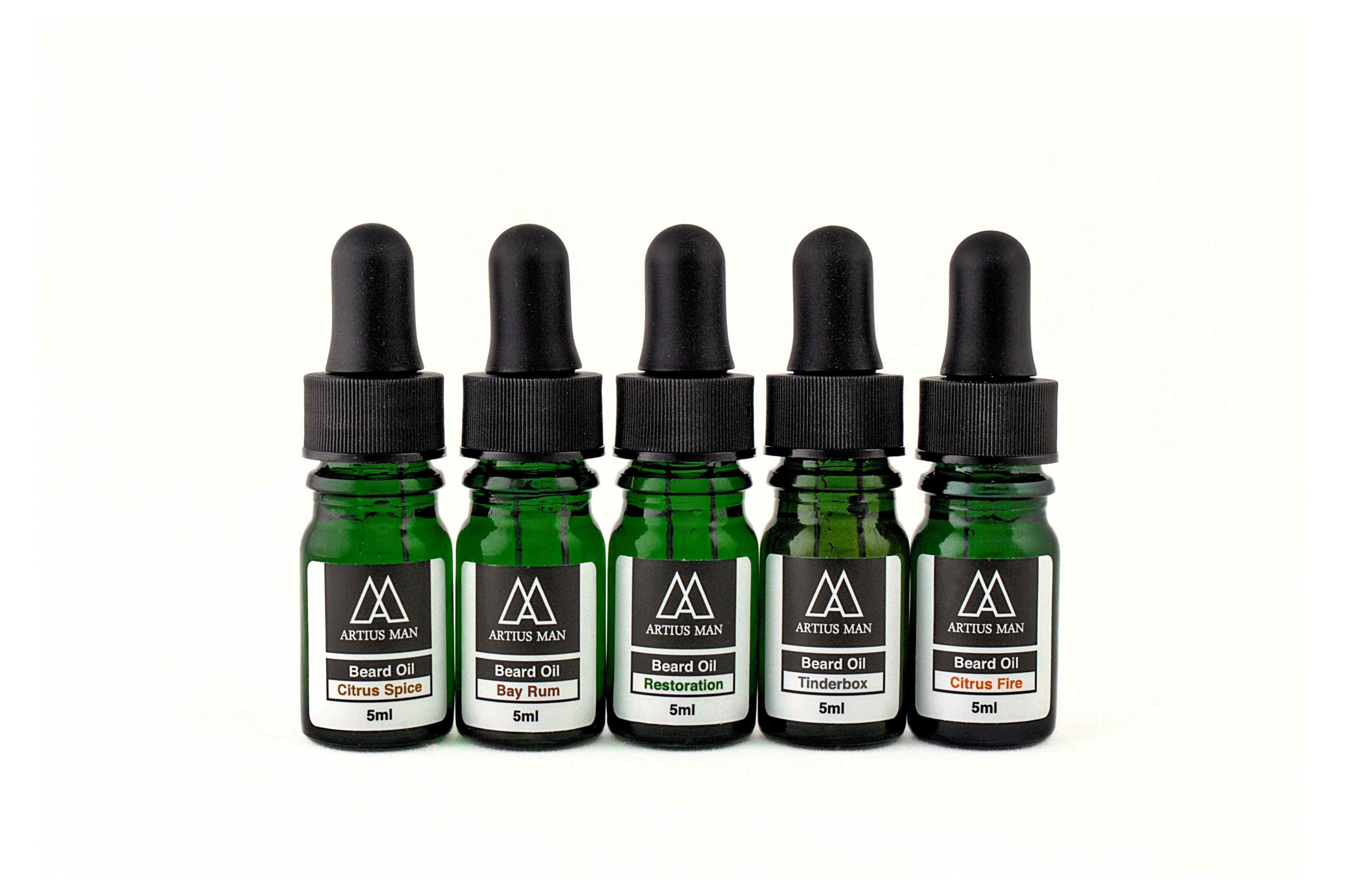 High-End Beard Oil Sample Pack – Build Your Own 5-Scent Beard Oil Kit Next-Generation