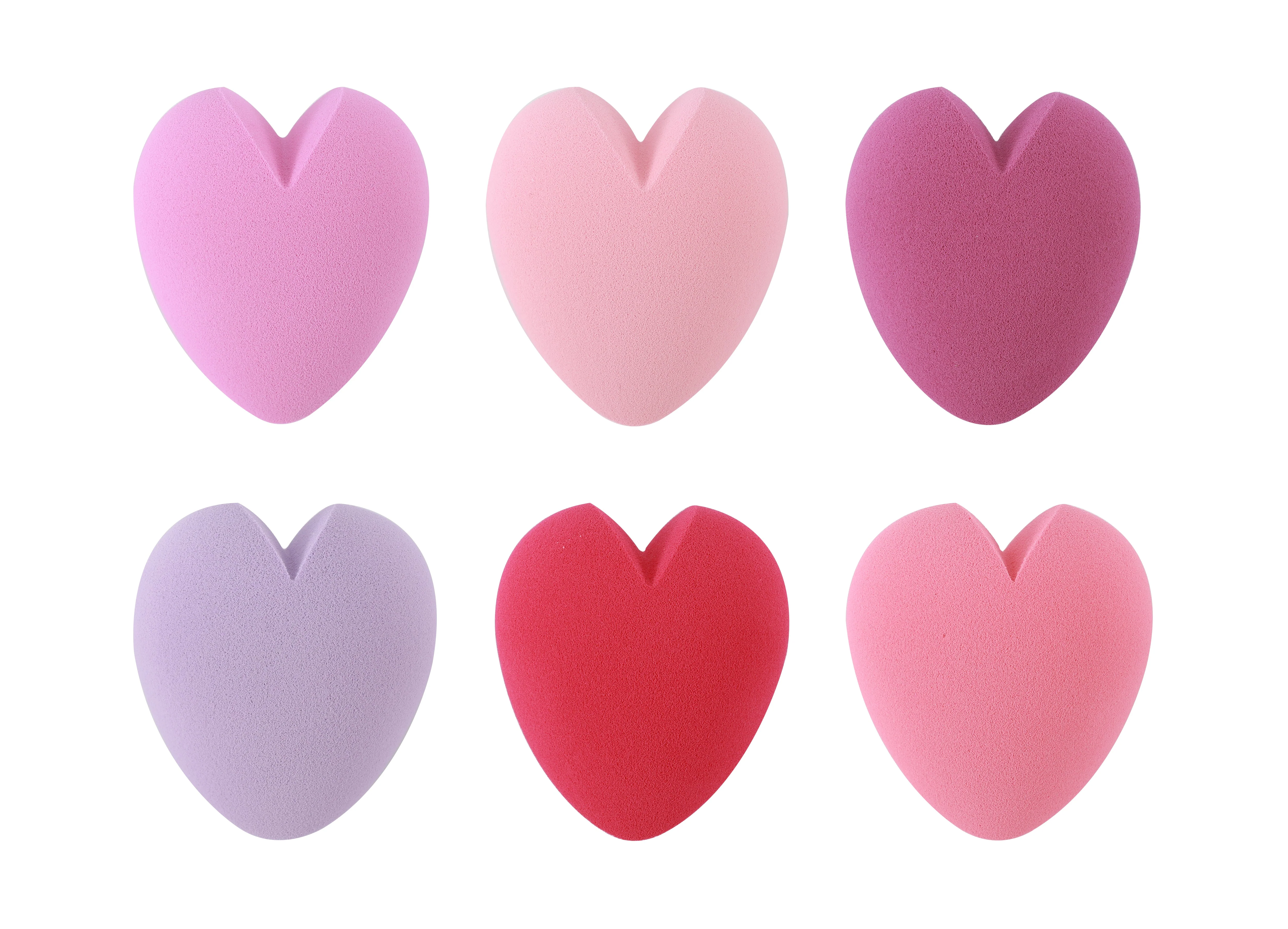 Breathable Love Sponge Heart Shaped Makeup Sponges Pure