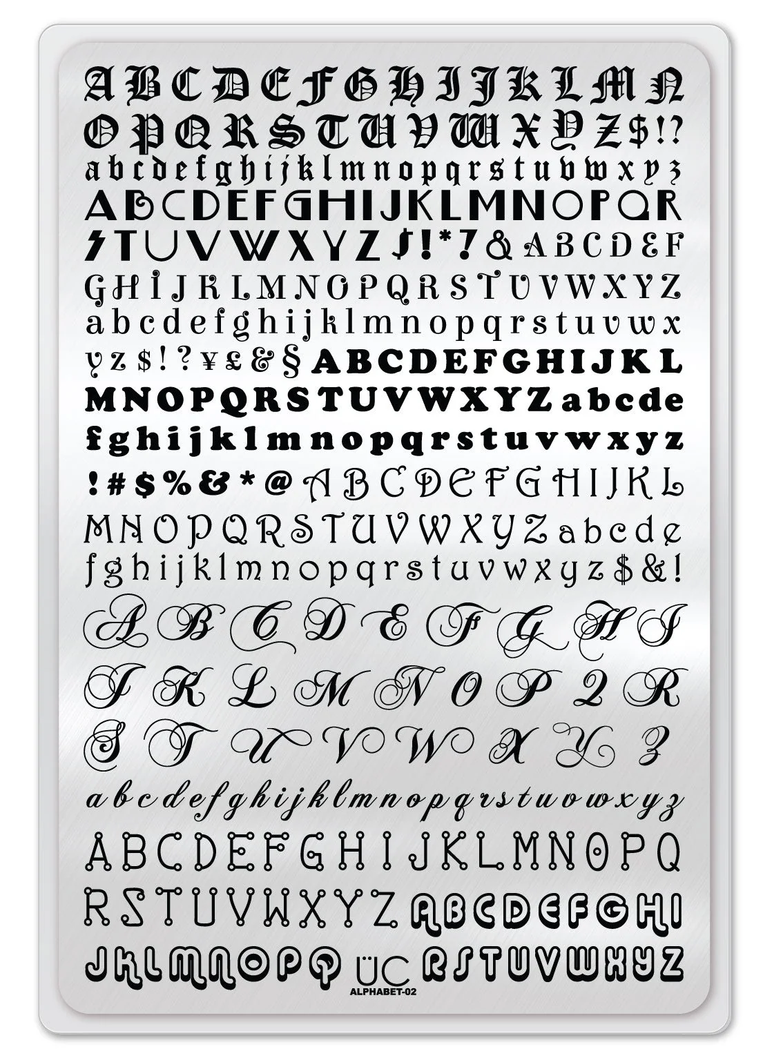 Exceptional Alphabet-02 Healthy