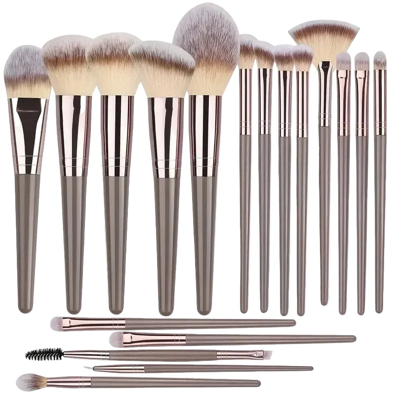 Breathable Professional 3-20PCS Makeup Brushes Set Soft Fluffy Foundation Eyeshadow Concealer Blending Blush Brush Kabuki Women Beauty Tool Powerful
