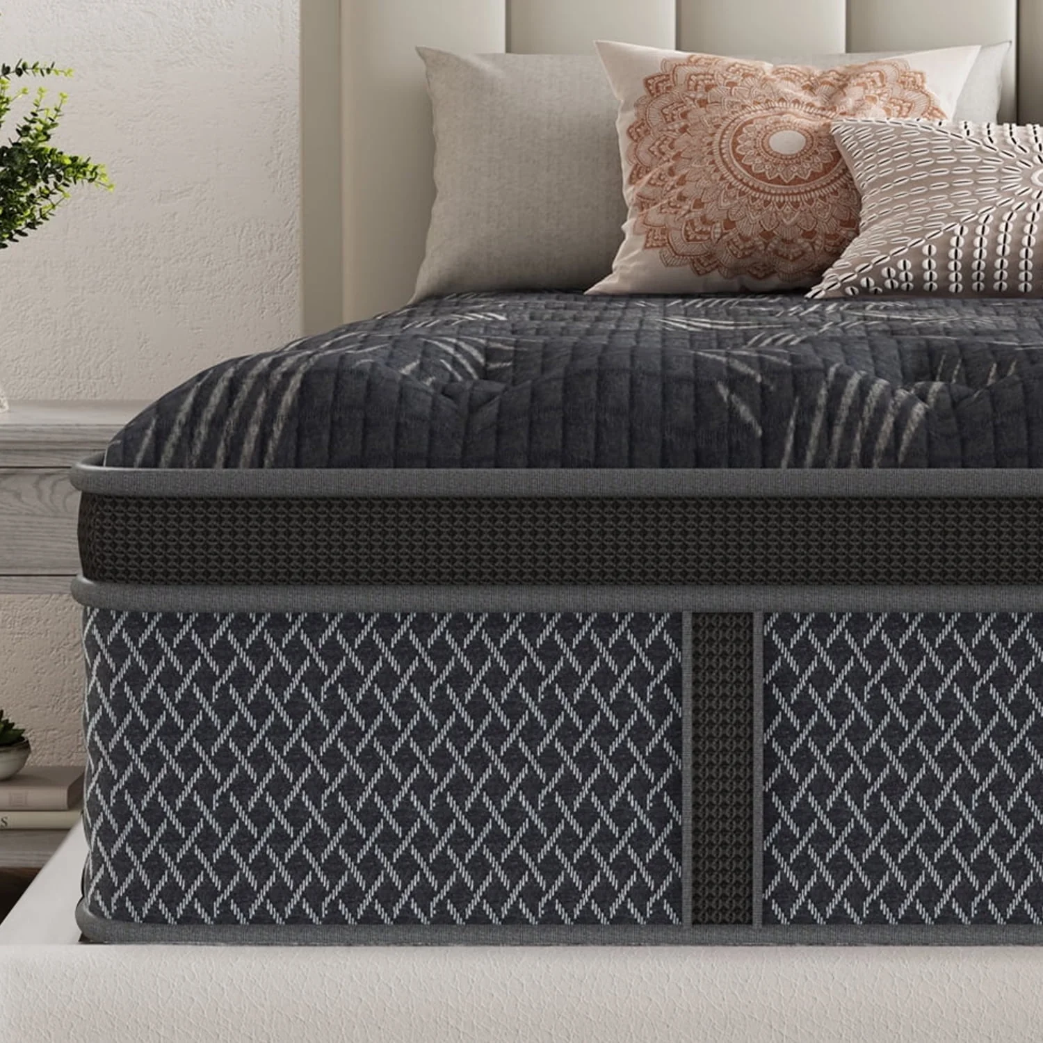 Certified Twin Mattress 12 inch Soft Memory Foam Bed Mattress in a Box Medium Firm Hybrid Mattress Twin Size Relaxed