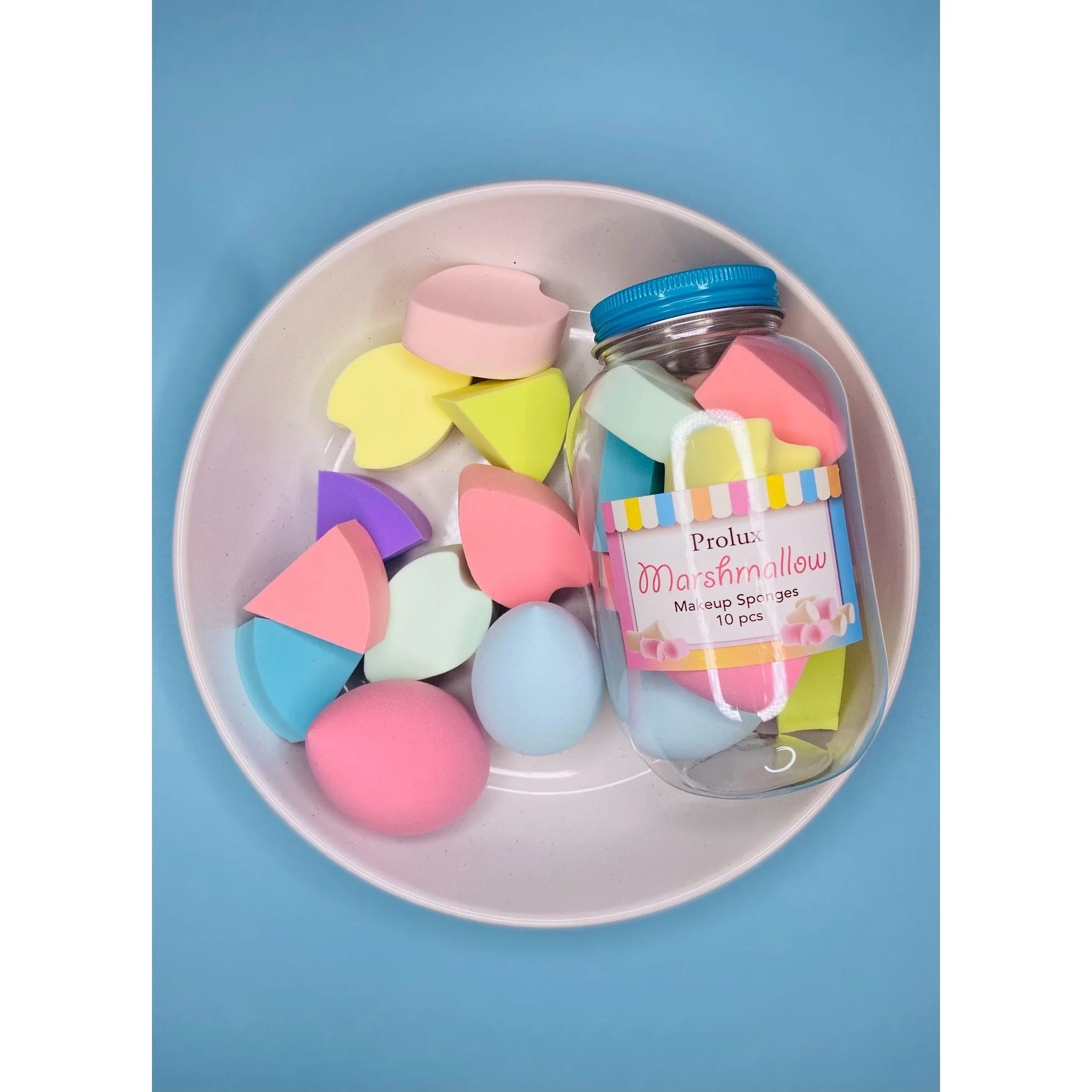 Premium Marshmallow 10pc Makeup Sponges User-Friendly