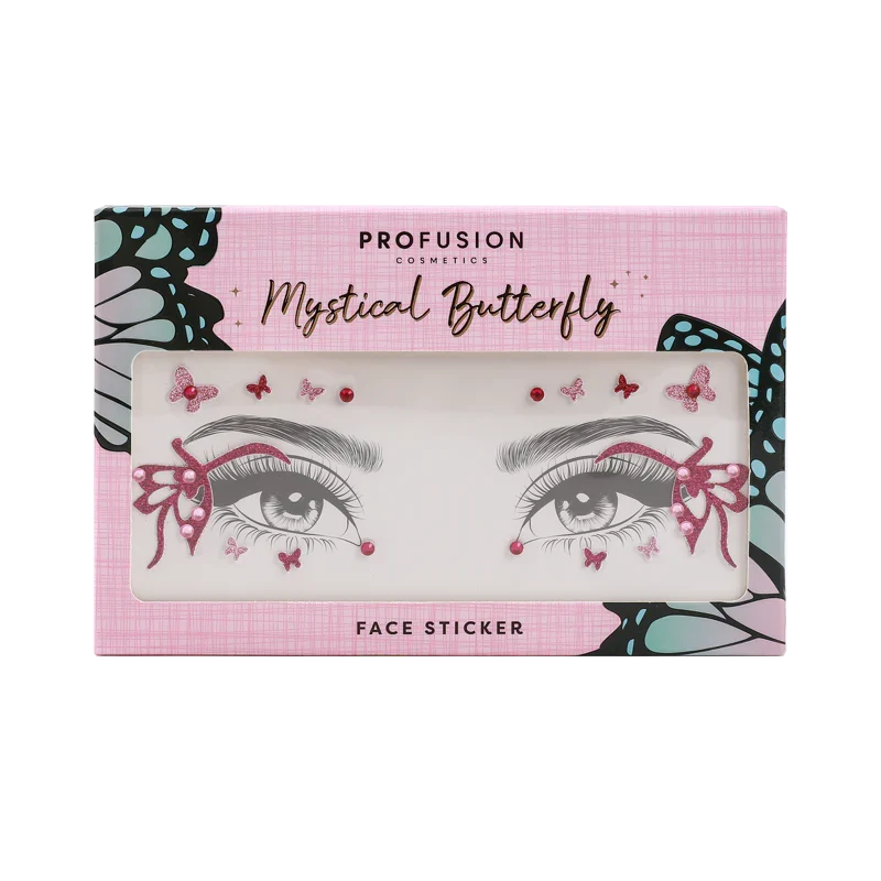 Easy-to-Use Empowered Butterfly Mystical Butterfly Face Stickers Casual