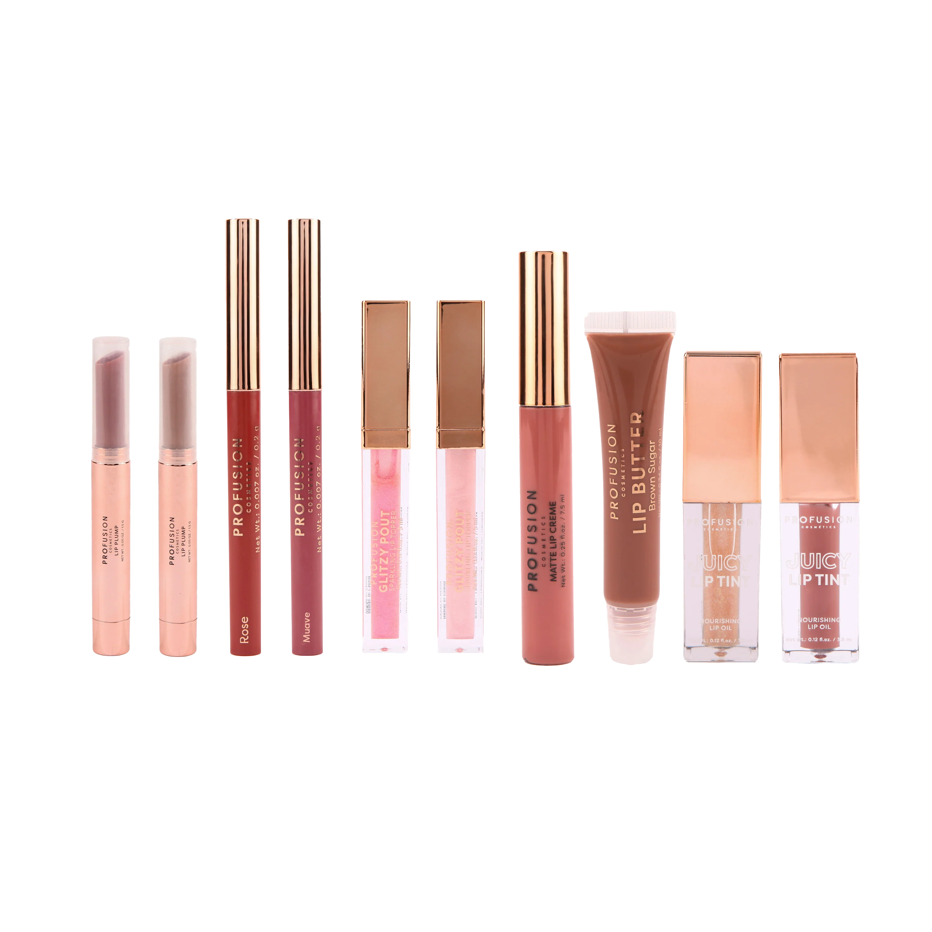 Comfortable Crimson Festive Lips – 10-Piece Lip Collection High-End