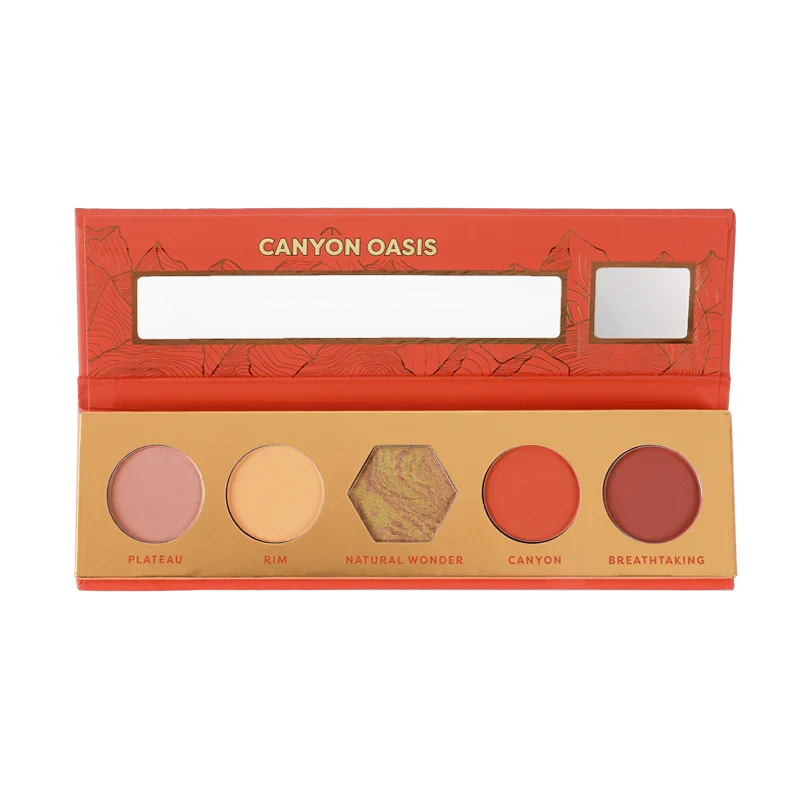 Certified Blooming Beauty 5 shade palette Crafted