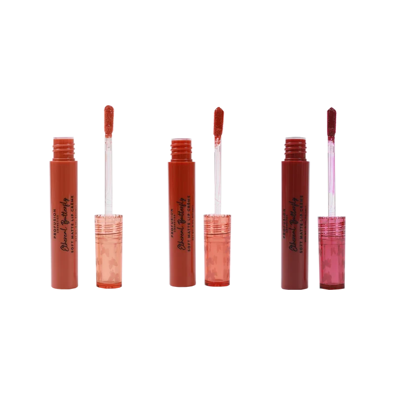 Premium Empowered Butterfly Soft Matte Lip Crème Set Long-Lasting