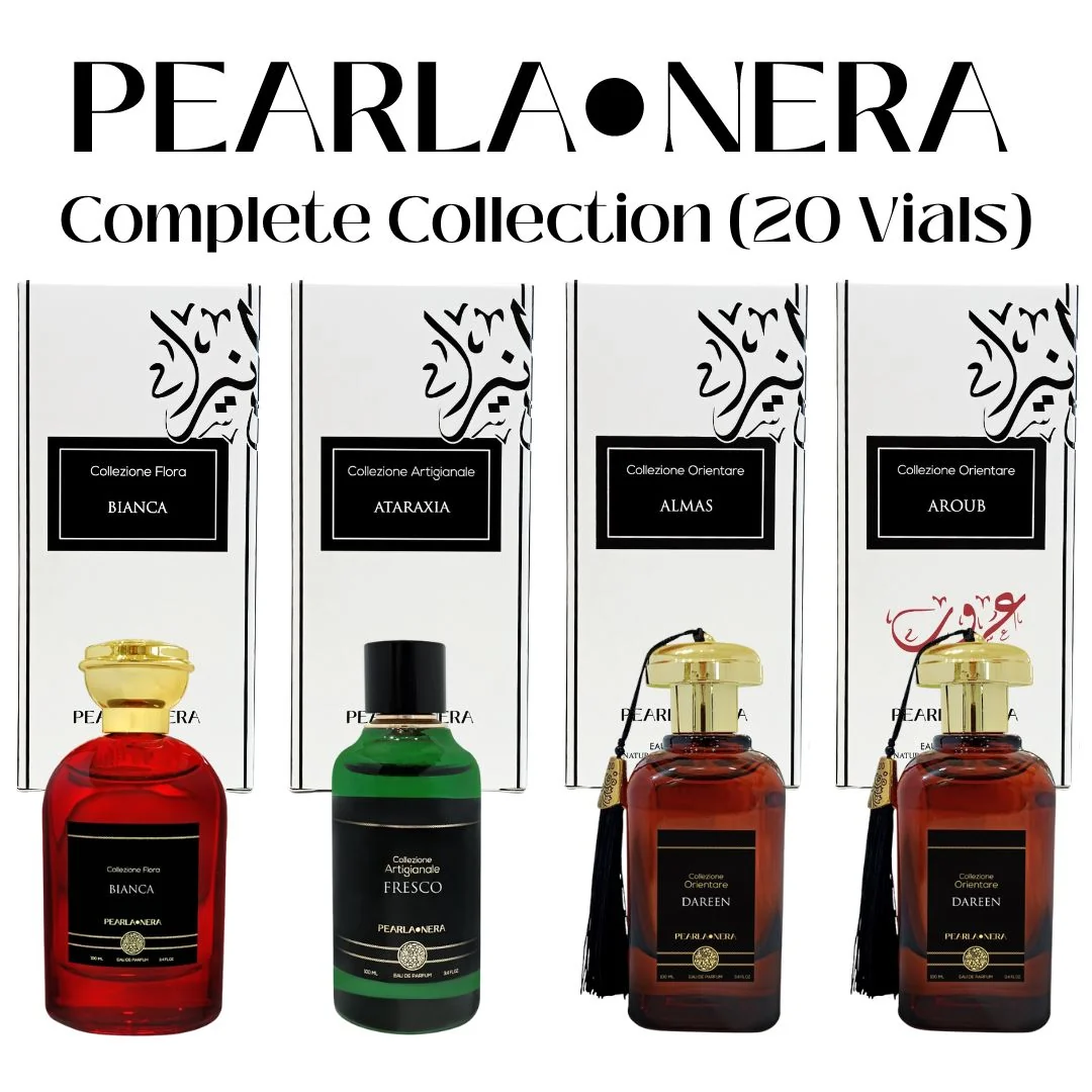 Stylish PEARLA·NERA Complete Discovery Collection 20 Vials Functional