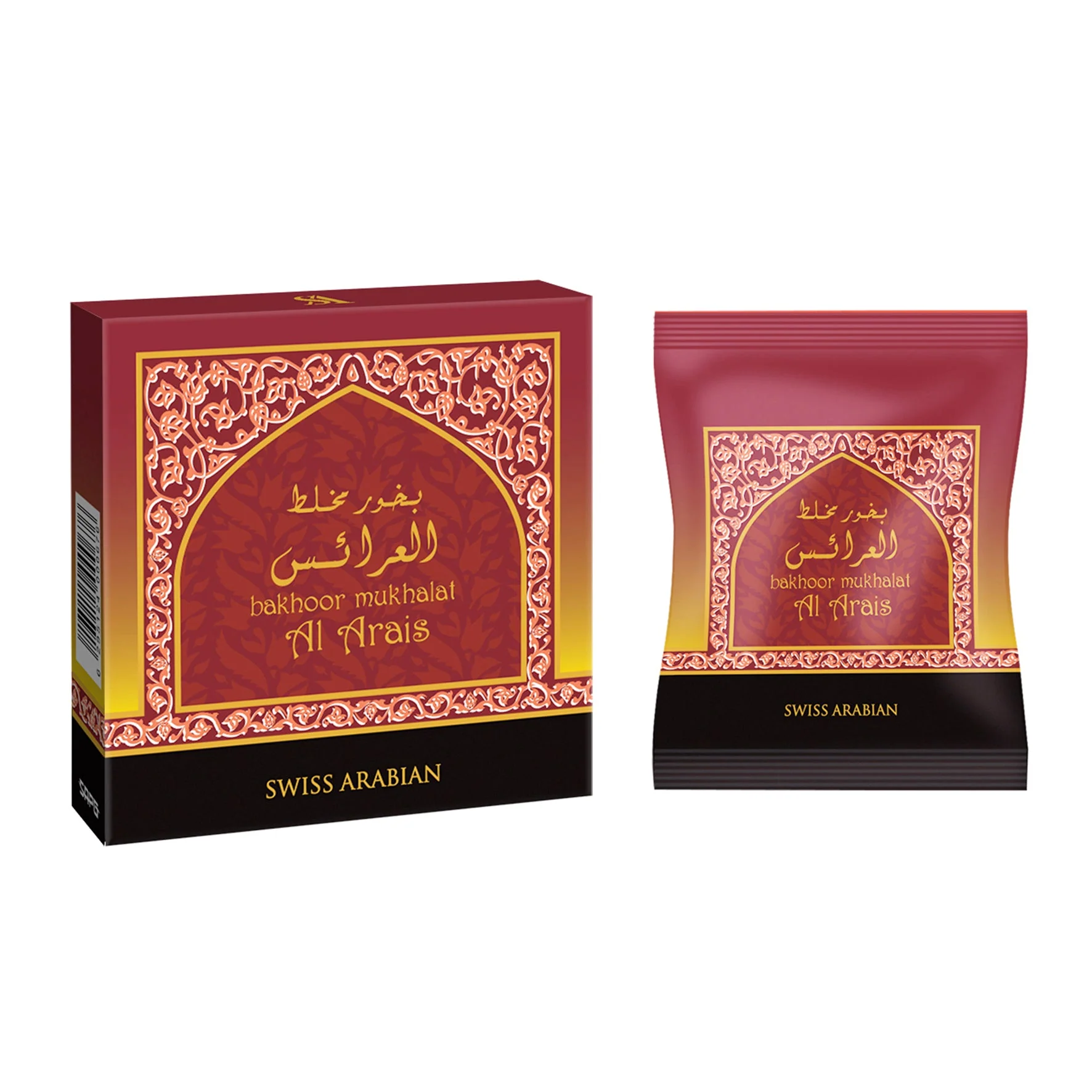 Long-Lasting Mukhalat Al Arais Bakhoor 40g Contemporary