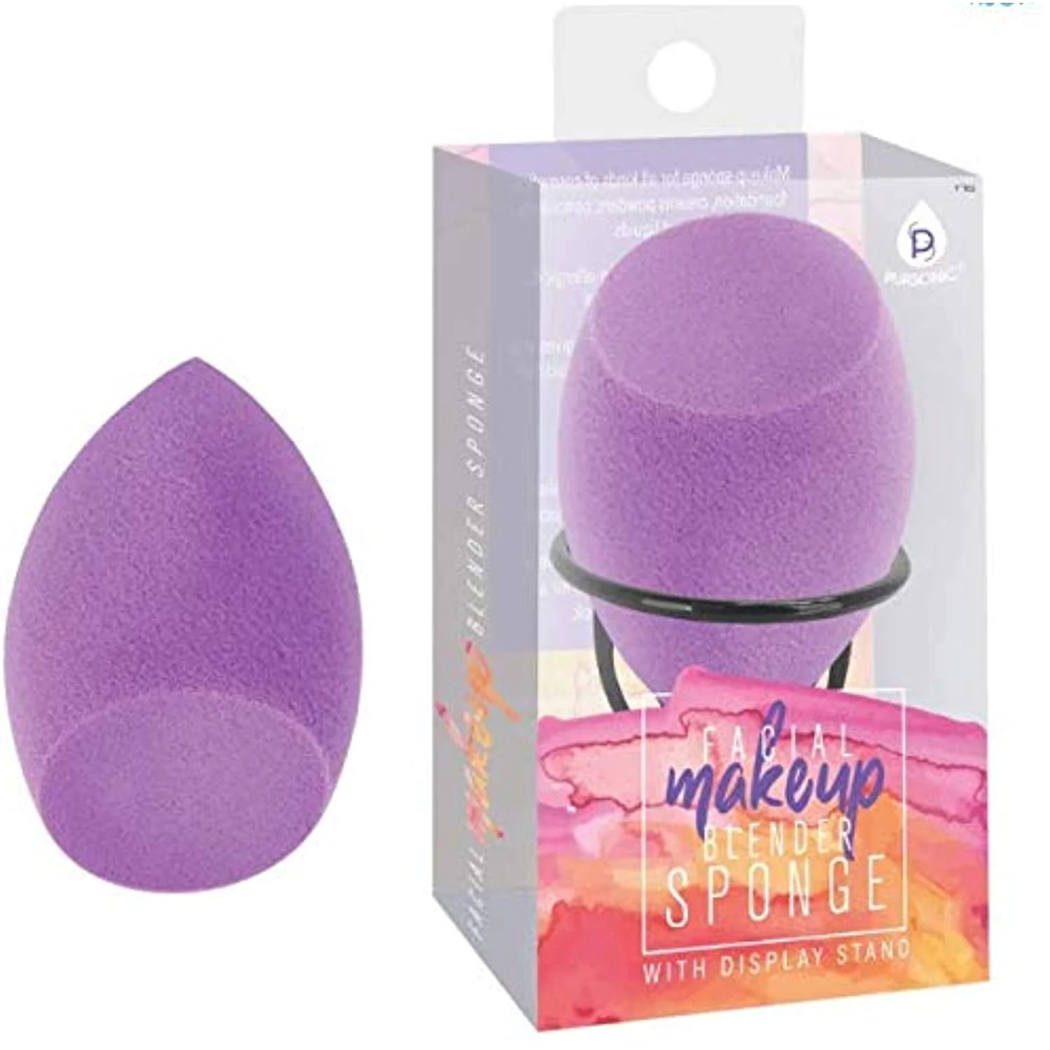 Comfortable Pursonic Facial Makeup Blender Sponge with Stand High-Performance