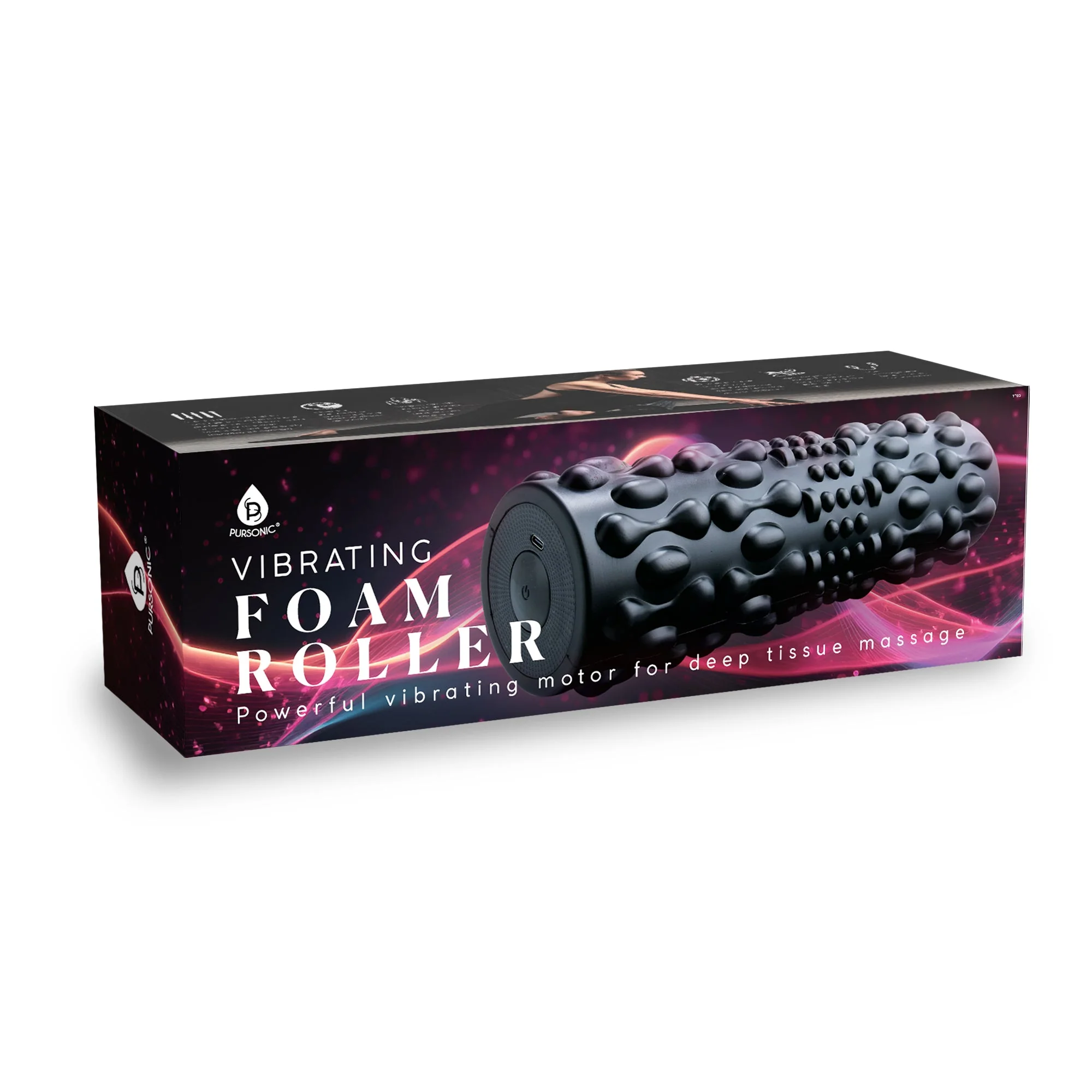 Eco-Friendly High-Intensity Vibrating Foam Roller for Deep Muscle Relief Versatile