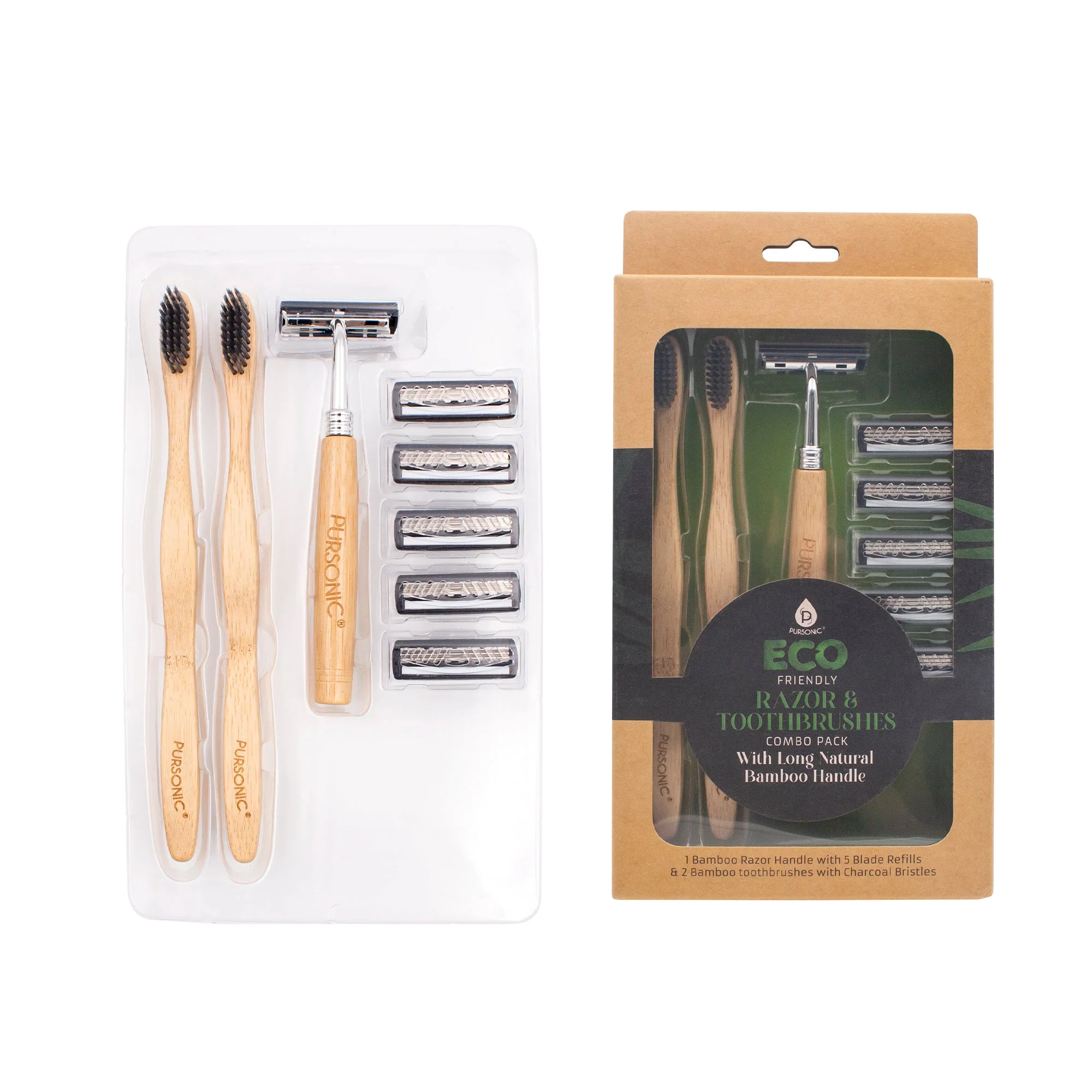Fast Eco Friendly Razor Toothbrushes Combo Pack Fine Crafted