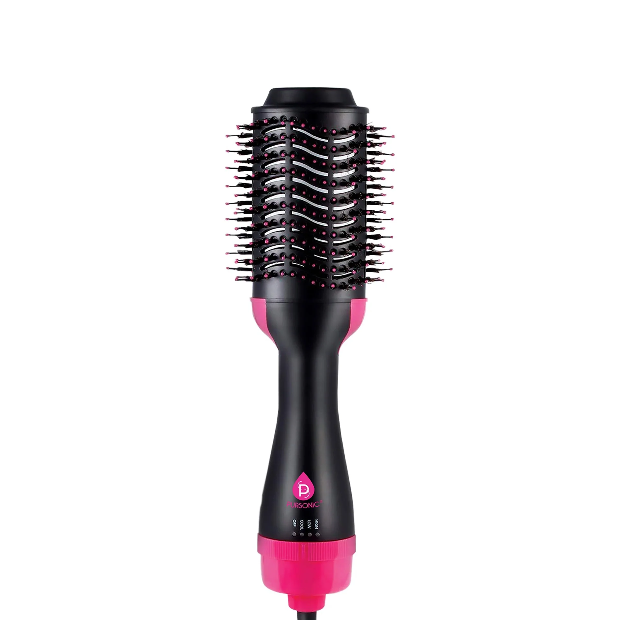 Green One Step Hair Dryer Volumizer Brush Elite