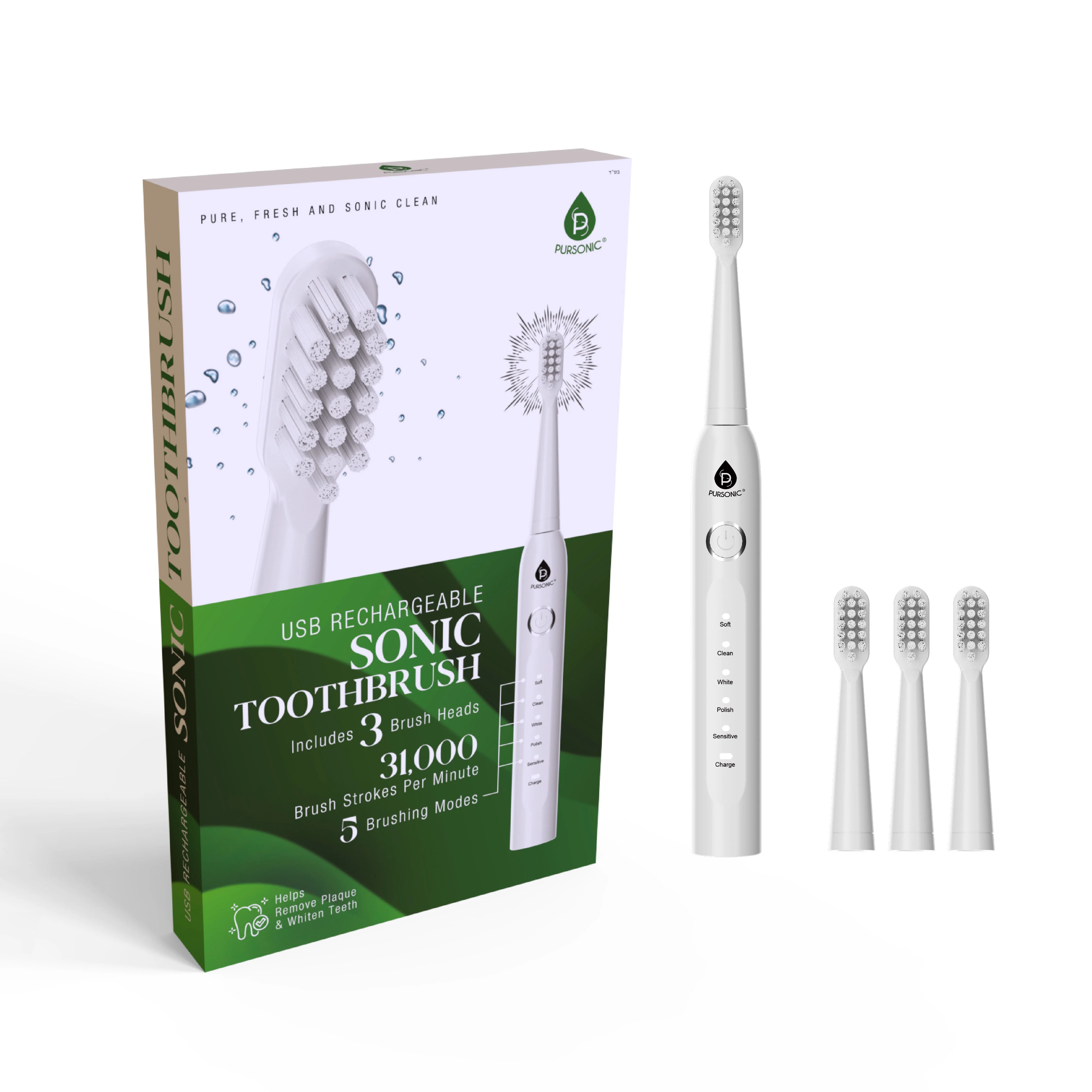 Comfortable USB Rechargeable Electric Toothbrush First-Class