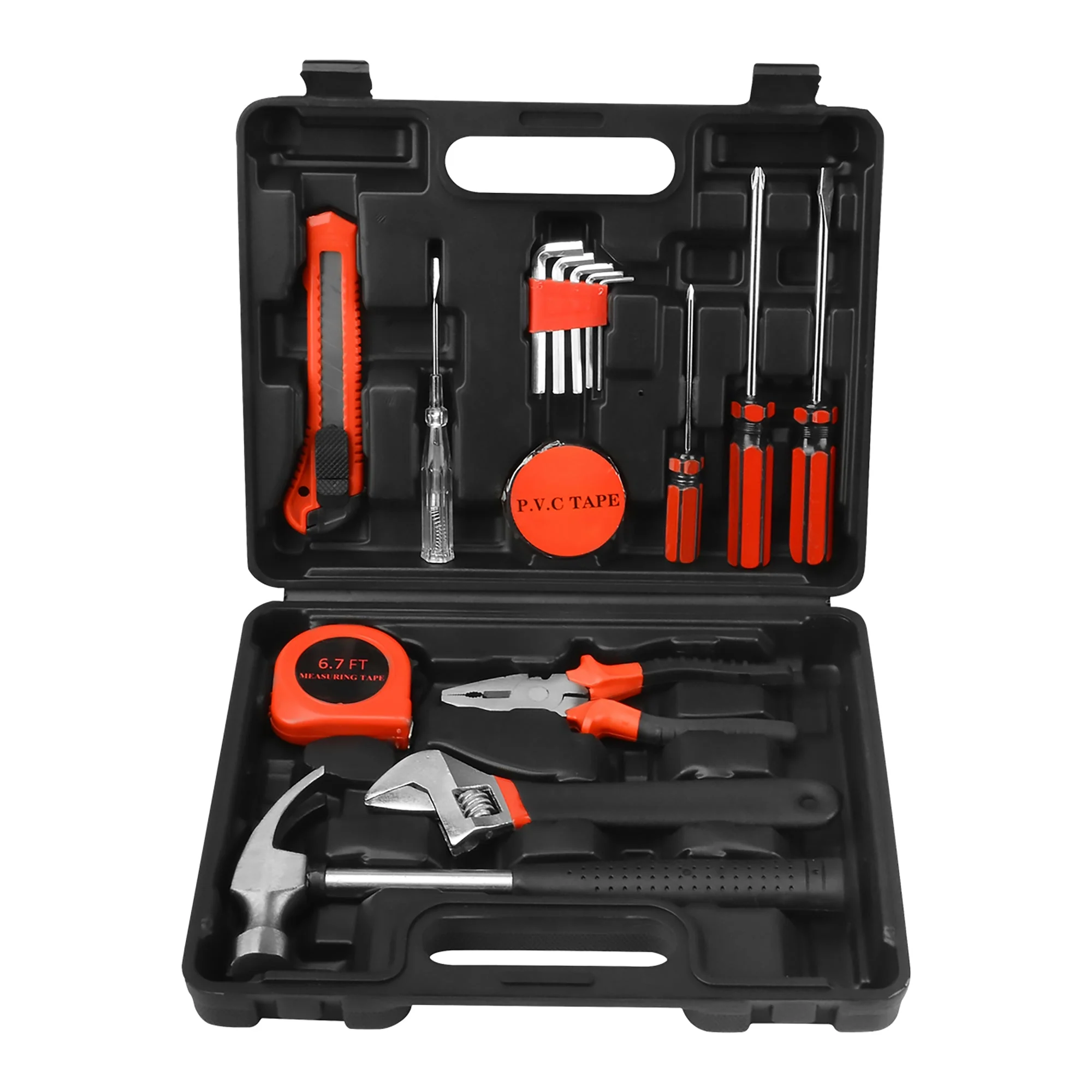 Exclusive 16-Piece Household Handy Solutions Tool Kit Traditional