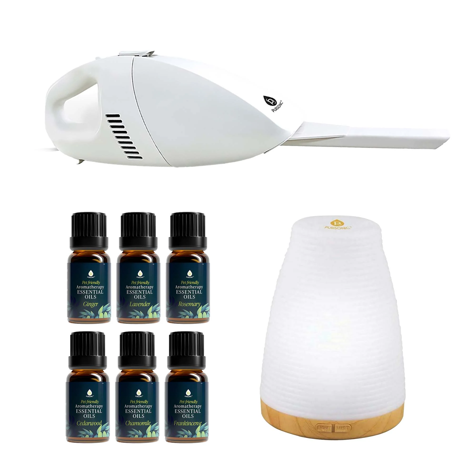 Responsible Pursonic Pet Chill Essentials Pet-Friendly Oils USB Diffuser Car Vacuum Selected
