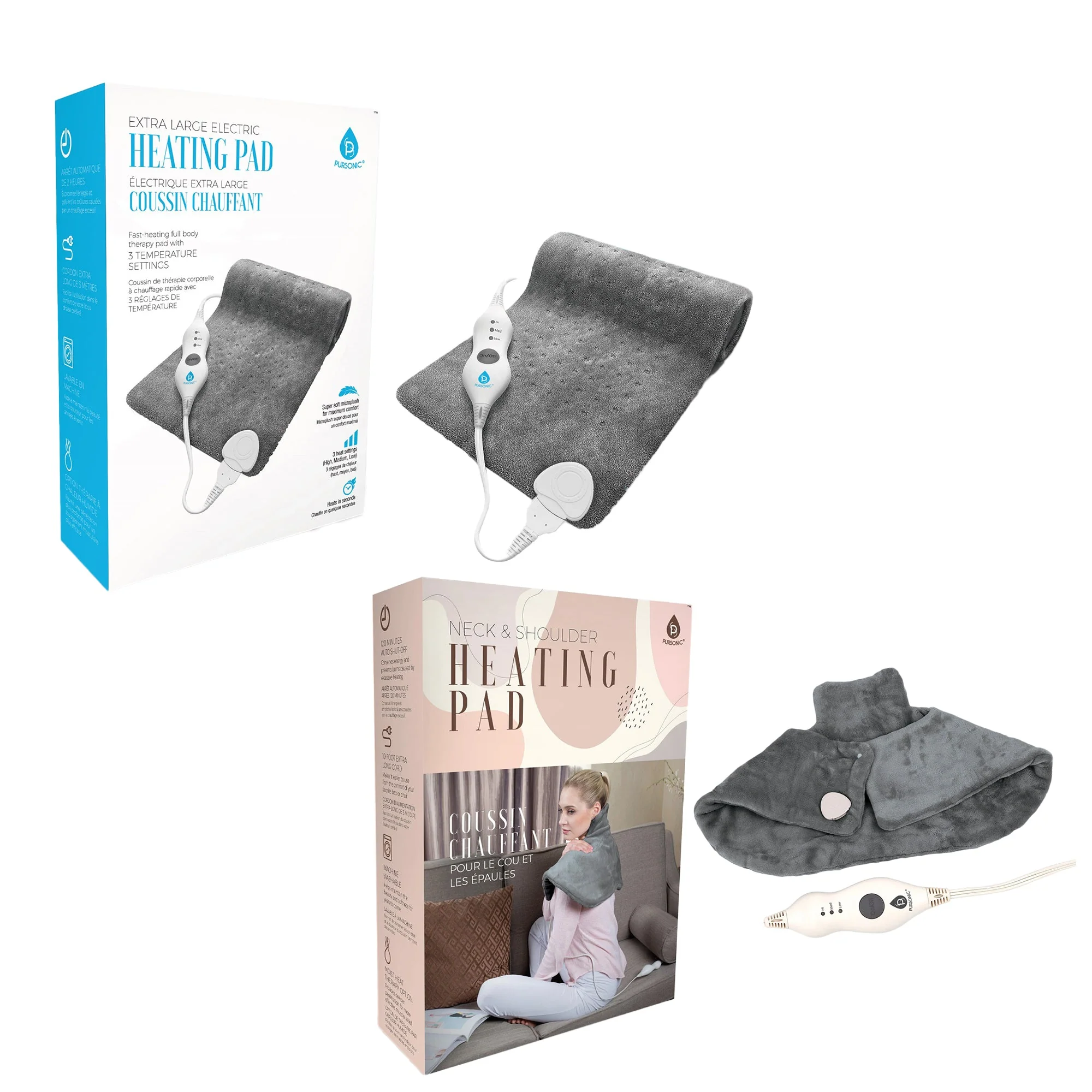 Relaxed Total Comfort Package Neck Shoulder Warmer Electric Heat Pad Innovative