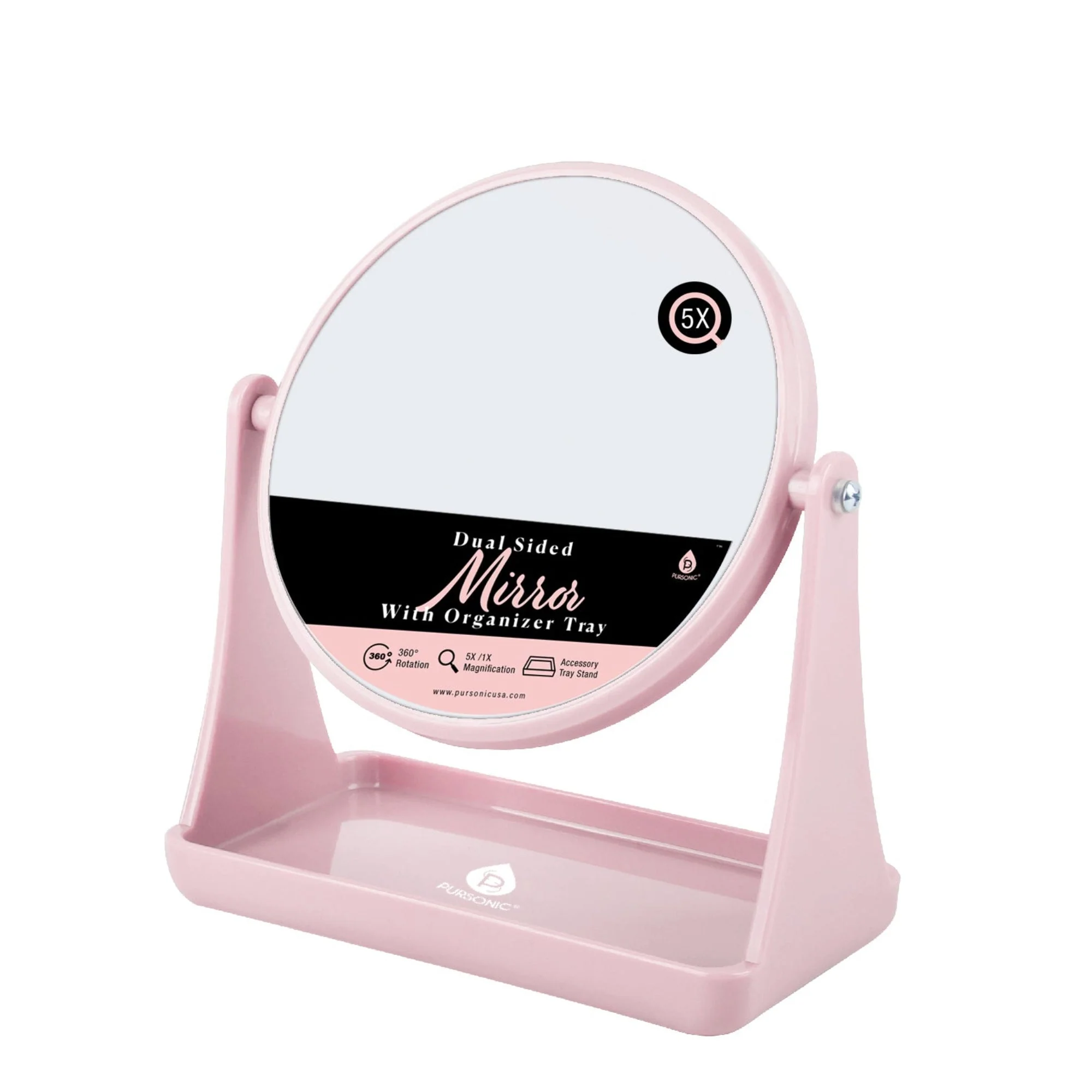 Classic Dual Side Mirror With Organizer Tray Genuine