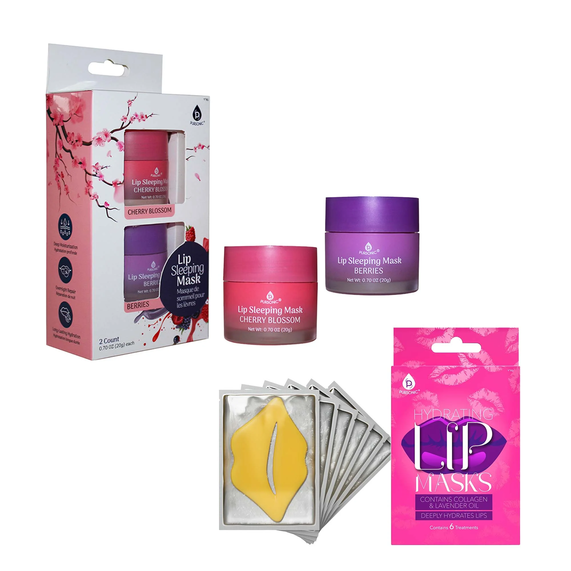 Contemporary Lip Care Luxe Duo Hydrating Lip Masks Pack of 6 Lip Sleeping Mask 2 Pack Dependable