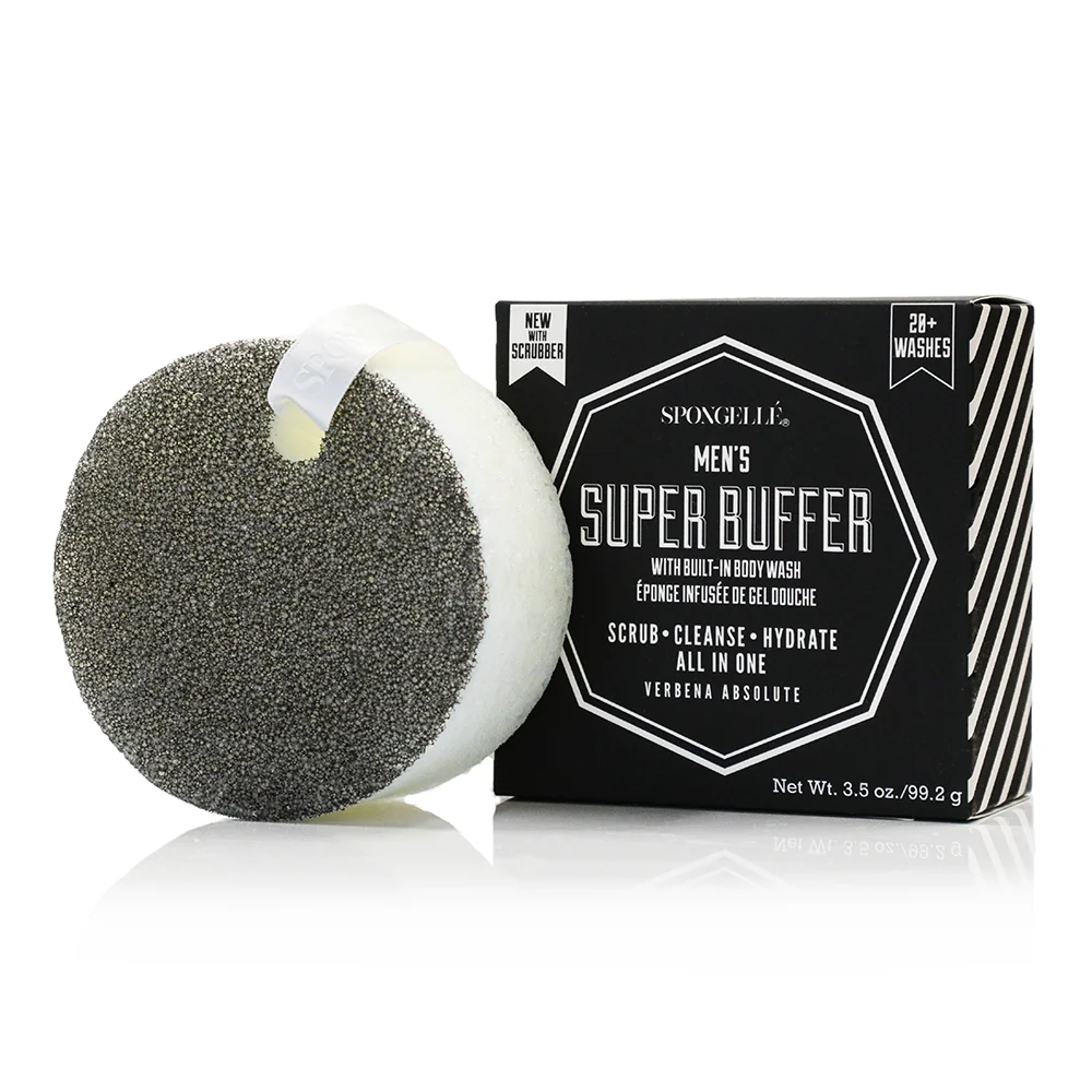 Solid 20 Men's Super Buffer Black Scrubber Innovative