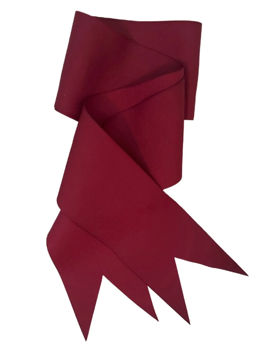 Comfortable Maroon Burgundy Grosgrain Ribbon - Wide Short Environmentally Friendly