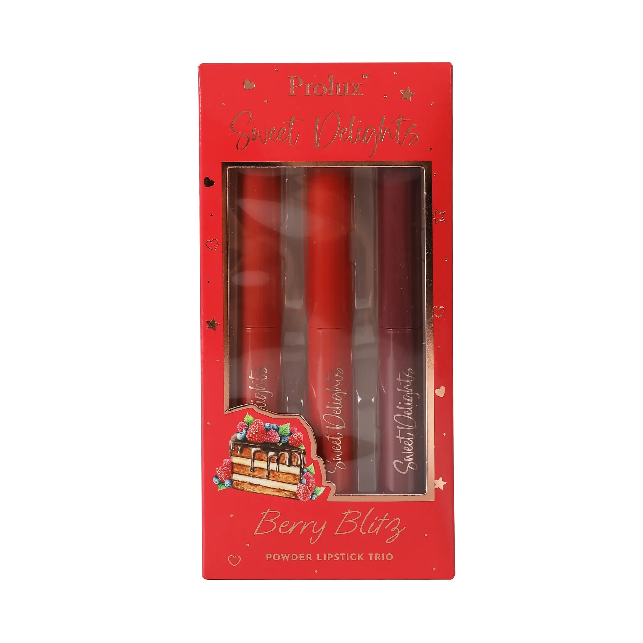 Premium Sweet Delights - Powder Lipstick Trio Fast