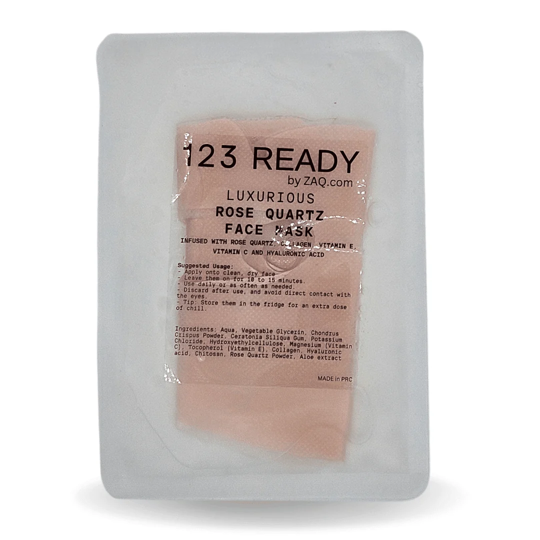 Solid Rose Quartz Luxurious Hydrogel Face Mask Natural